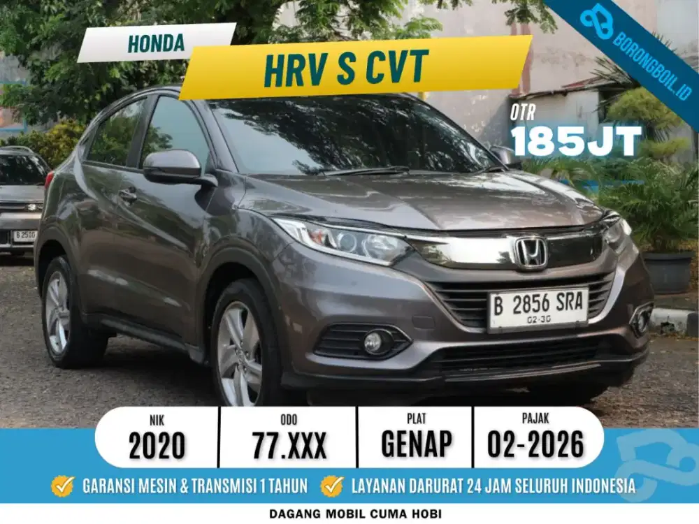Honda HRV 2020 Abu-Abu Metalik -Dp 3 jt