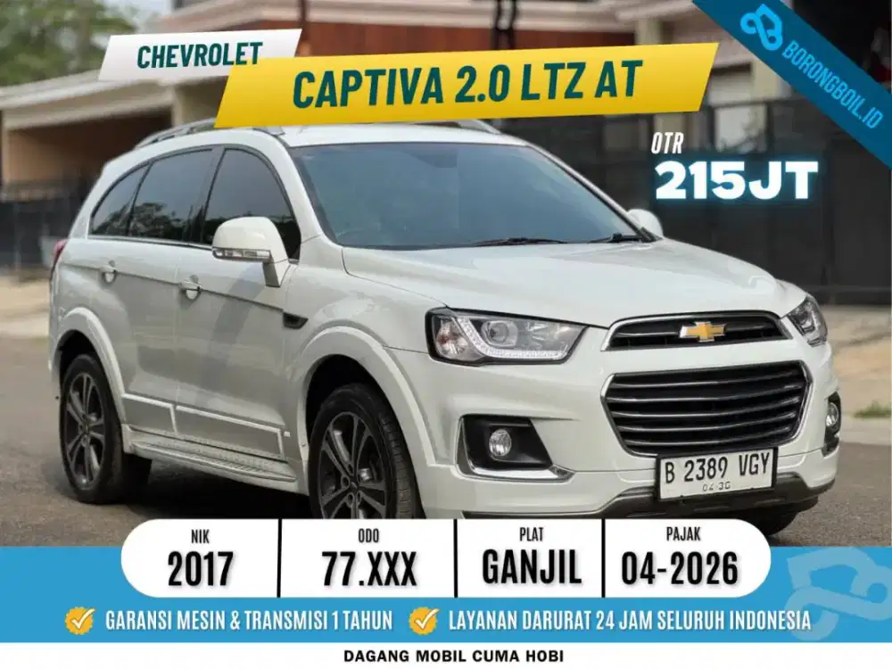 Captiva 2.0 LTZ AT Diesel 2017 Putih