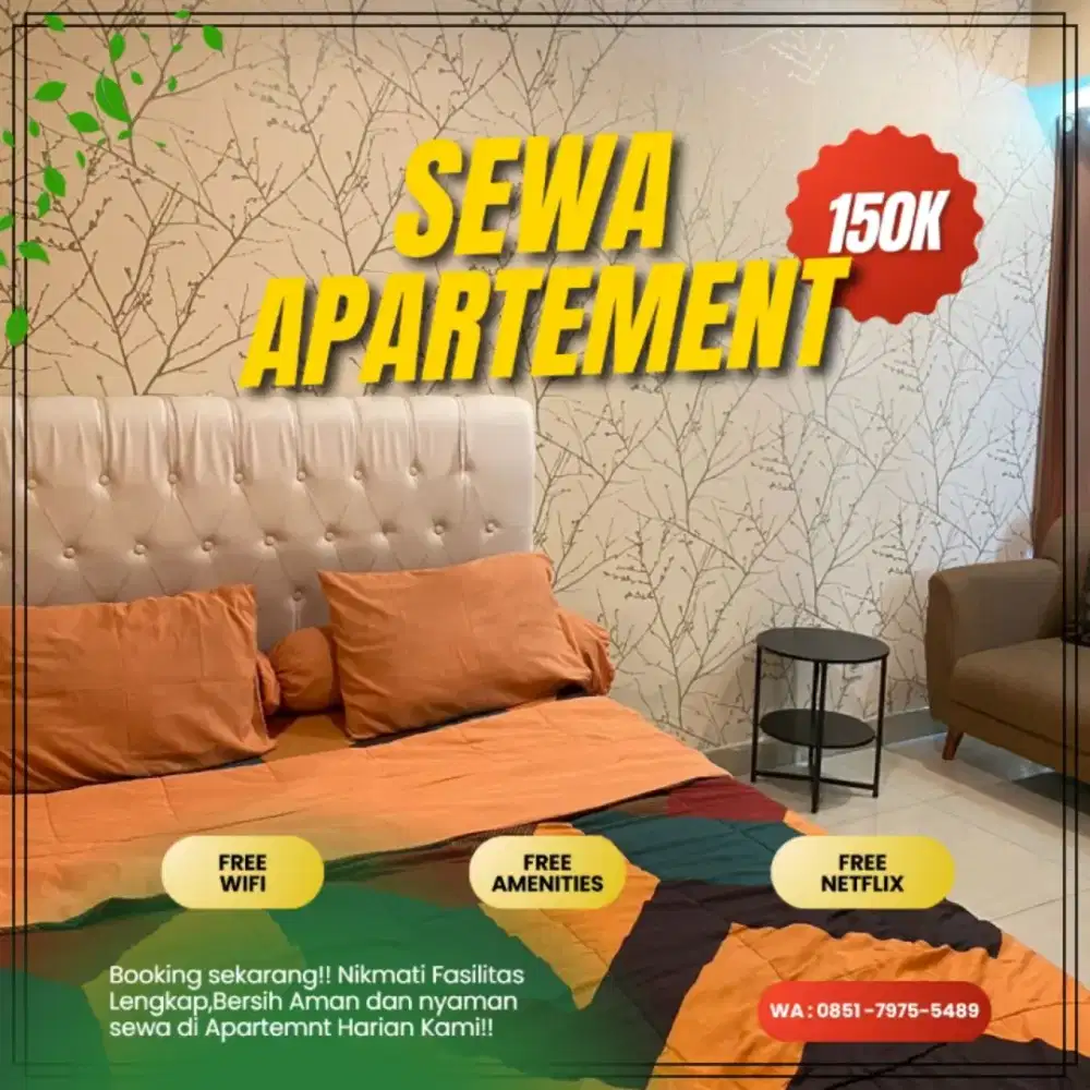 SEWA APARTEMEN BEKASI UTARA HARIAN/TRANSIT SPRINGLAKE SUMMARECON SMB