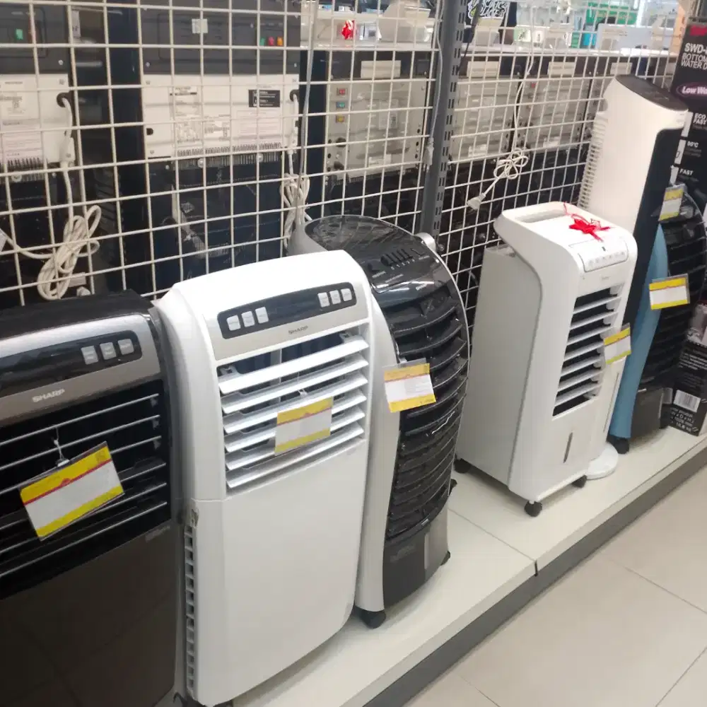 Air cooler SHARP pj-A55ty-W-5L bisa cicilan pake shopepaylater