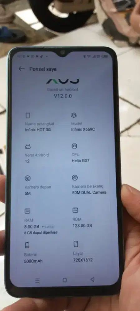 Infinix hot 30i ram 8+8/128 ori!.