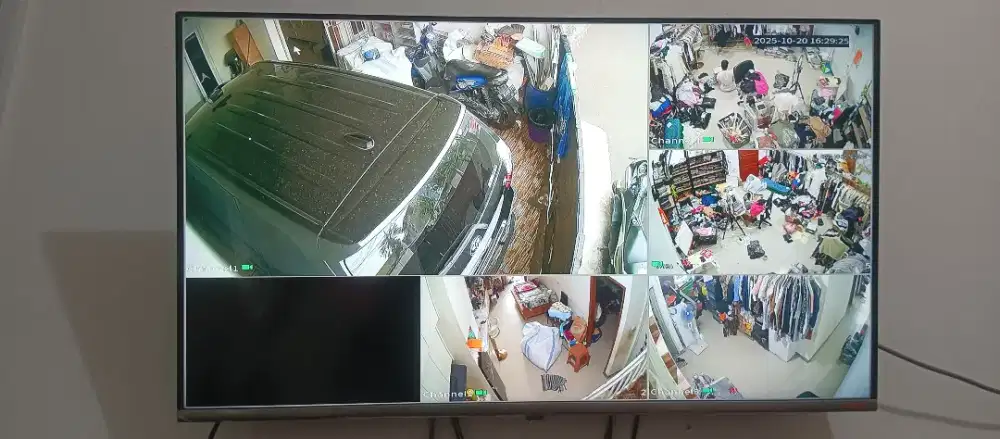 Promo paket 3jtan 6 camera 2mp dahua pasang