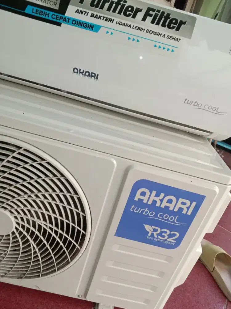 Ac Akari 1/2pk trima dingin pemakaian 8bulan