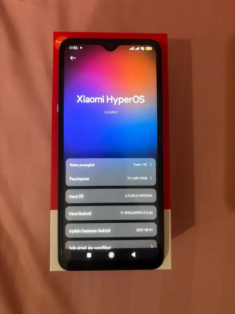 Redmi 14C 6/128 no minus bisa tt bt siap nambah banyak