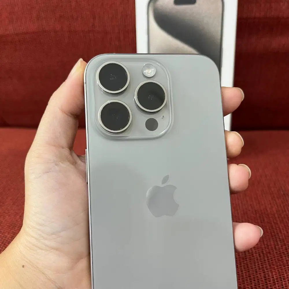 iPhone 15 Pro 256GB Natural Titanium Fullset iBox