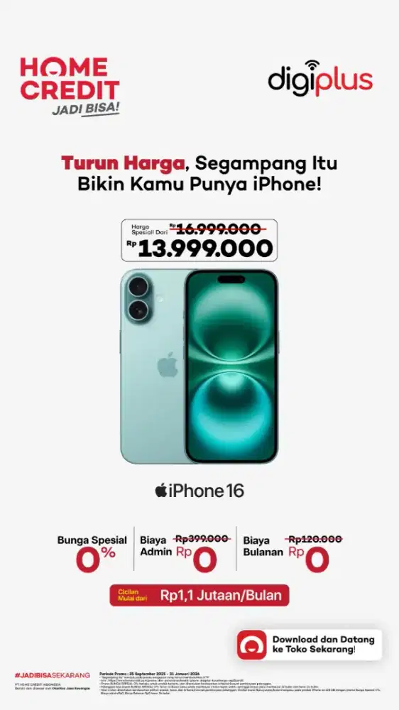 NEW IPHONE 16 CICILAN TANPA KARTU KREDIT