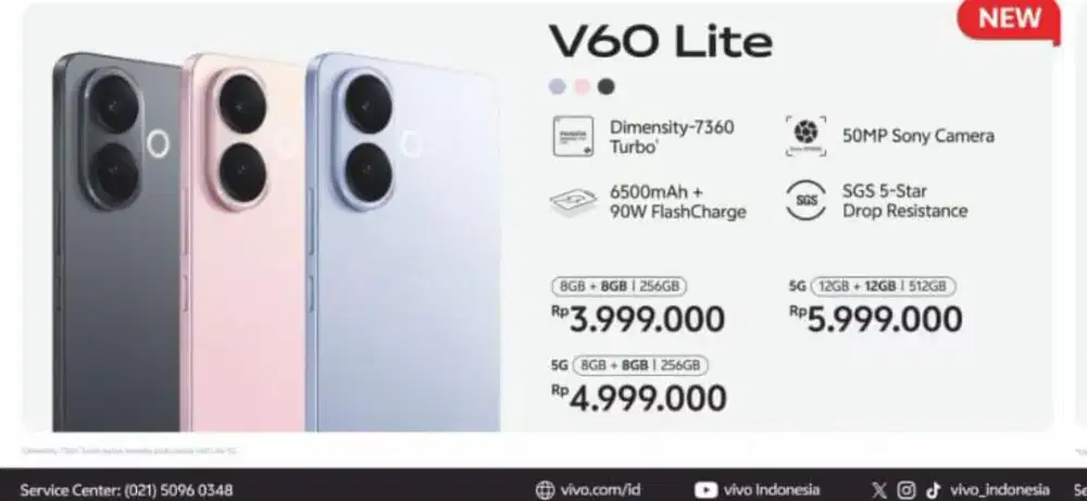 VIVO V60 LITE 8/256GB