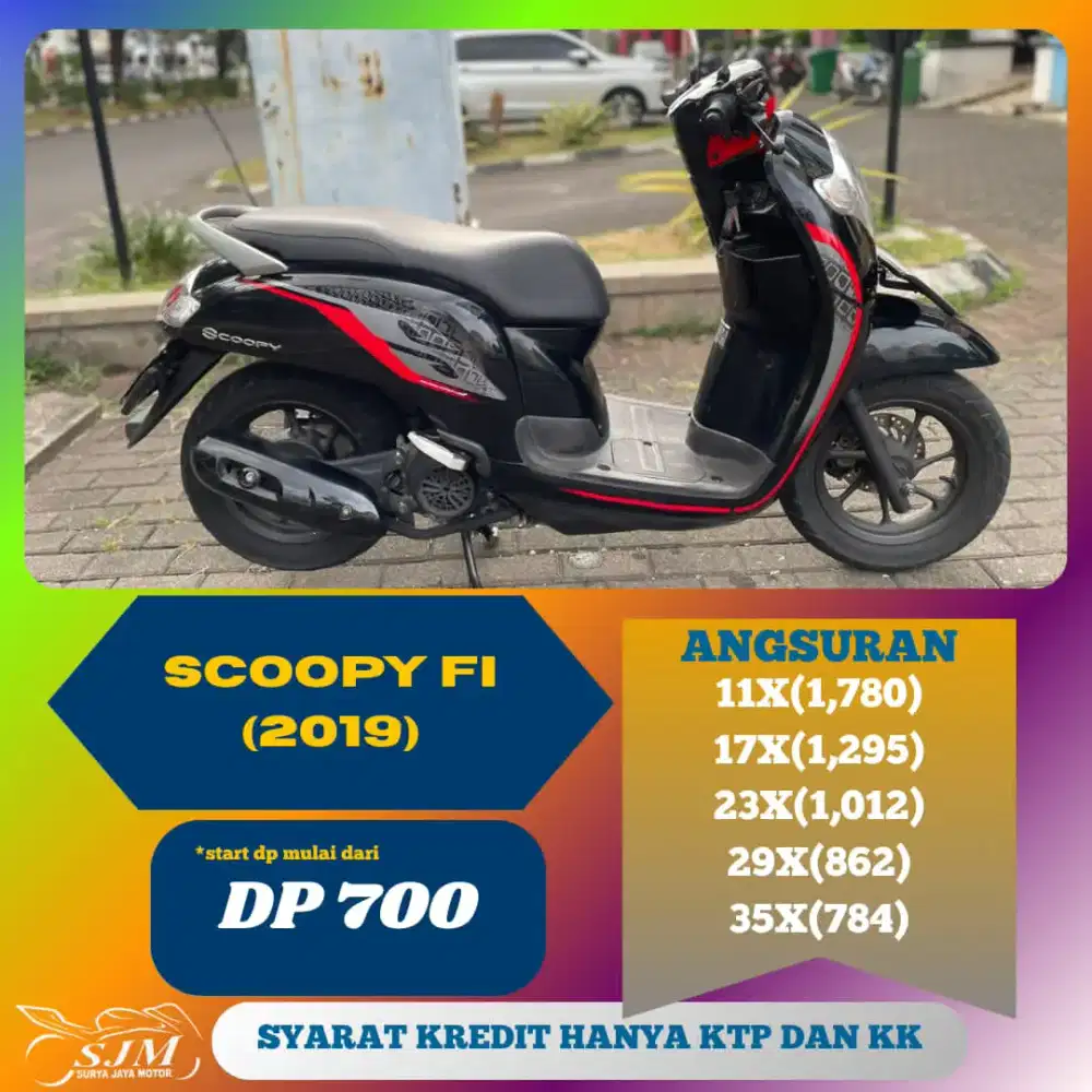 Scoopy Fi 2019 Pajak Panjang