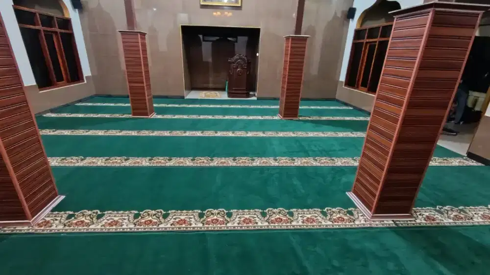 Tersedia Karpet sajadah Masjid import pembelian menyesuaikan kebutuhan