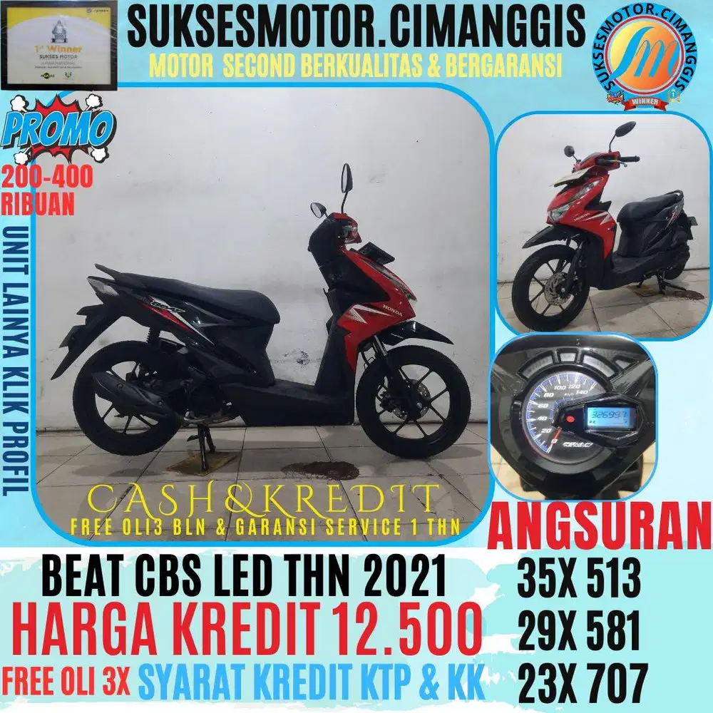 BEAT CBS LED PROMOTERMURAH CASHBACK UPTO 700RIBUAN FREE OLI 3BLN