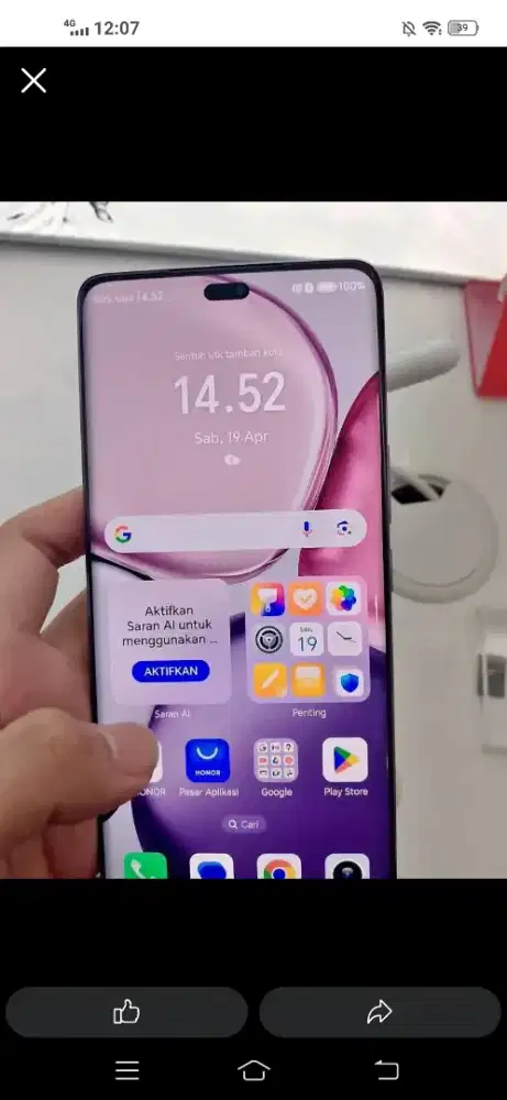 Aku Jual Hp Honor X9c masih Bagus dan Mulus ya Fullset .