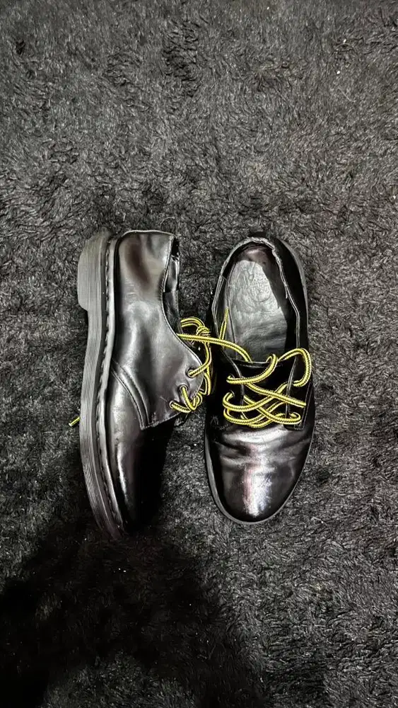Dr martens 1461 black mono smooth