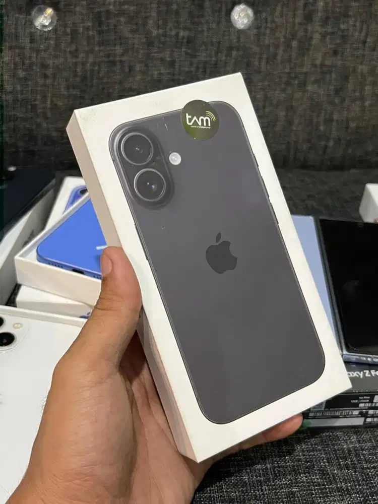 Iphone 16 128gb black iBox tam baru segel garansi 1th bisa TT