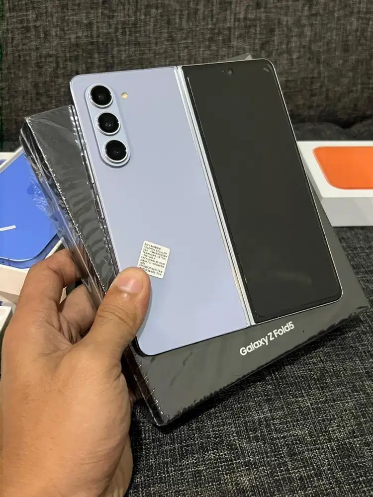 Samsung Z fold 5 12/256gb sein ice blue mulus like new bisa TT