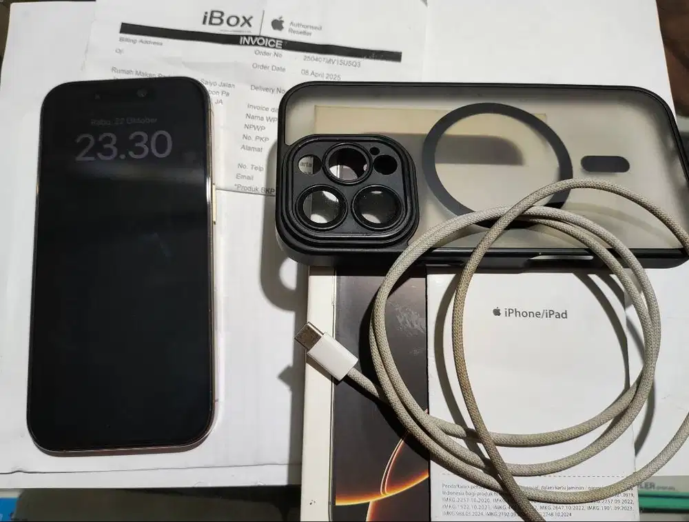 iPhone 16 Pro 128 Desert Titanium Resmi iBox Garansi ON
