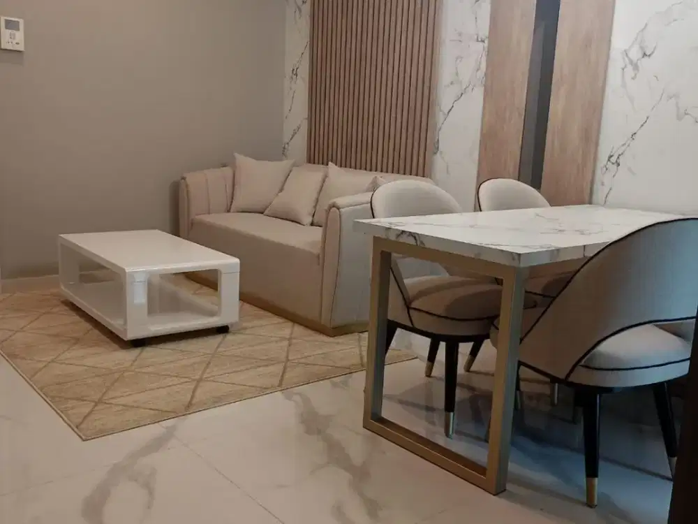 Dijual Apartement Casa Grande 1BR Full Furnished Lantai Rendah