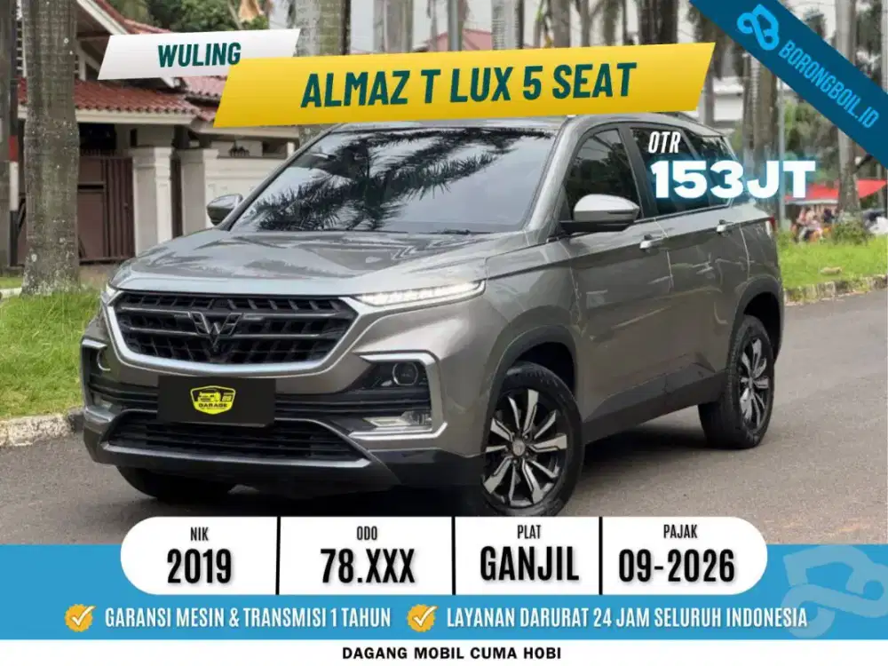 Wuling Almaz T LUX 5 seat 1.5 AT 2019