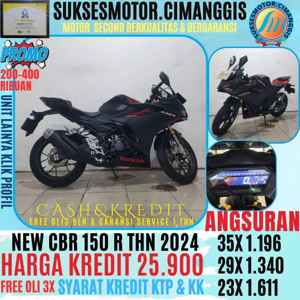 NEW CBR 15O PROMOTERMURAH CASHBACK UPTO 700 RIBUAN FREE OLI 3 BLN