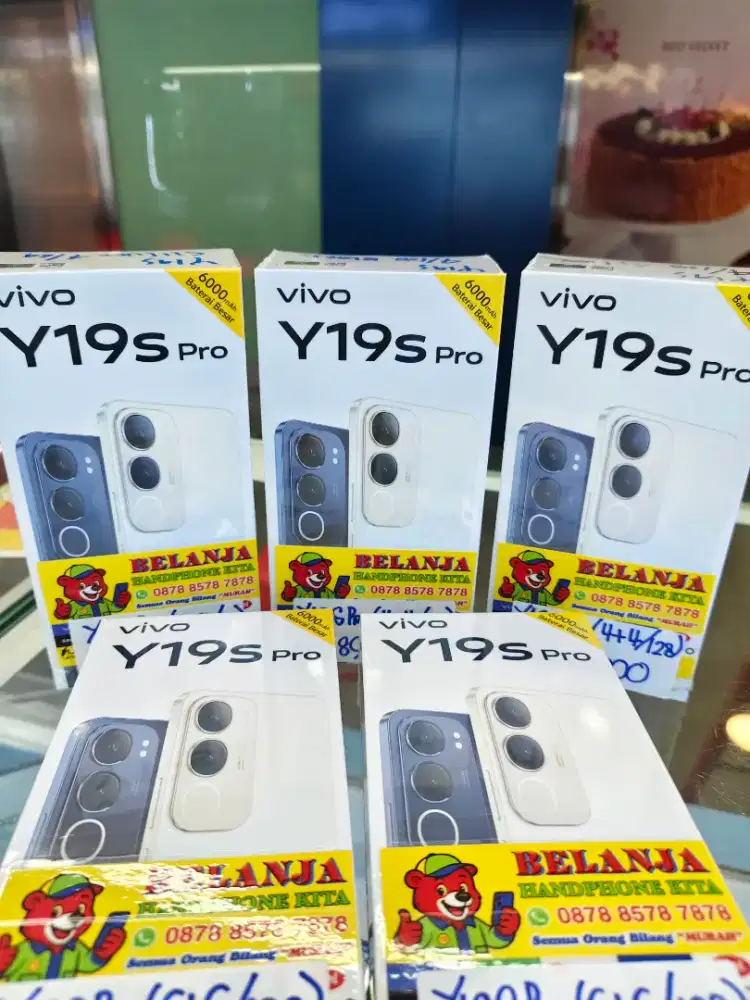 HP VIVO Y19S PRO Ram 4+4/64GB BARU, SEGEL, ORIGINAL & BERGARANSI RESMI