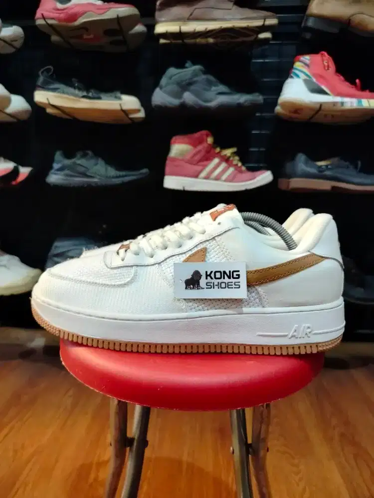 SEPATU AFF 1 LOW 07 LV 8 RHUBARB WHITE BROWN