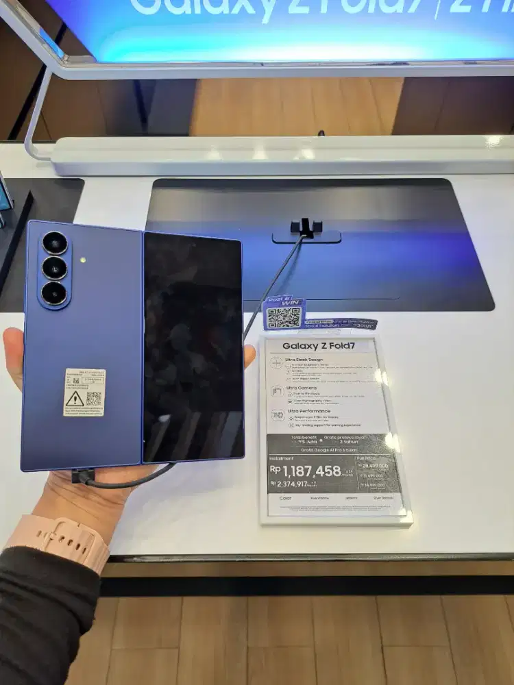 READY GALAXY Z FOLD7 , GARANSI RESMI GRATIS GALAXY BUDS3 FE