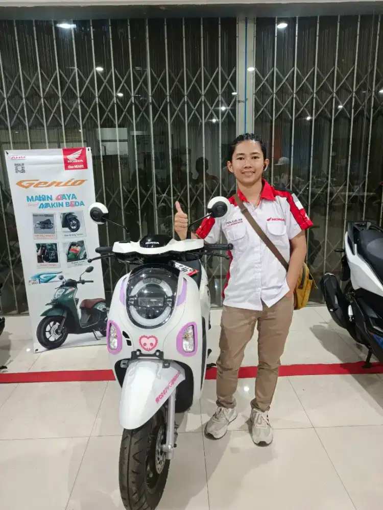 Menerima cash dan kredit unit honda
