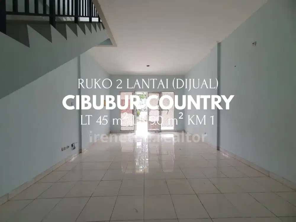 Dijual Ruko 2 Lantai di Cibubur Country