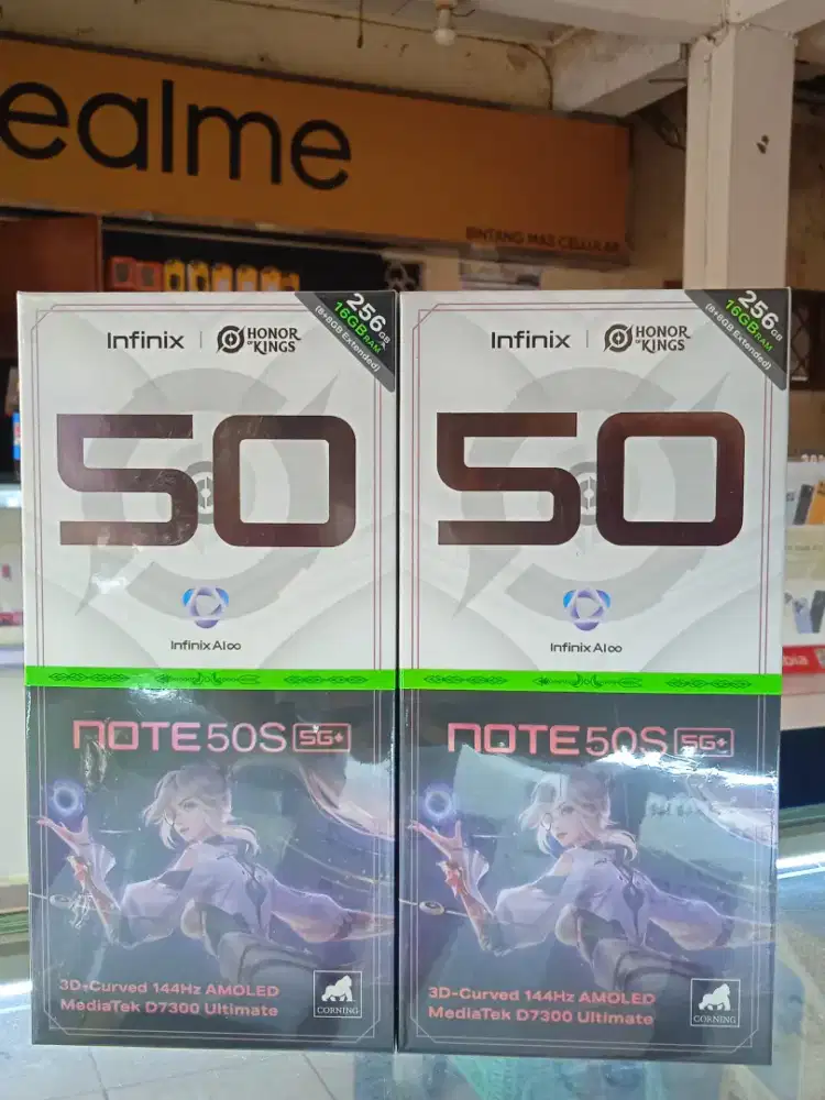 Redy infinix Hot 50s 8/256 5G NEW Garansi resmi 1thn
