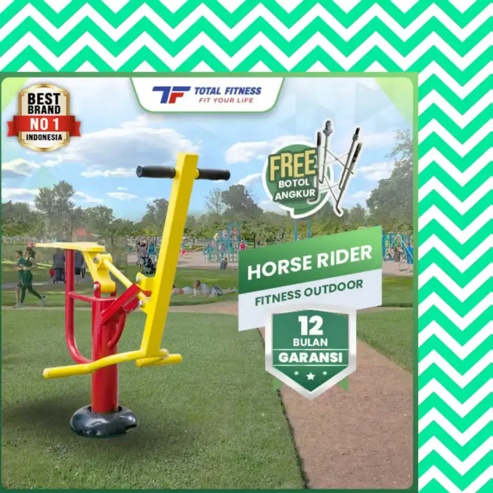 Alat fitnes outdoor Horse Rider KNG-876