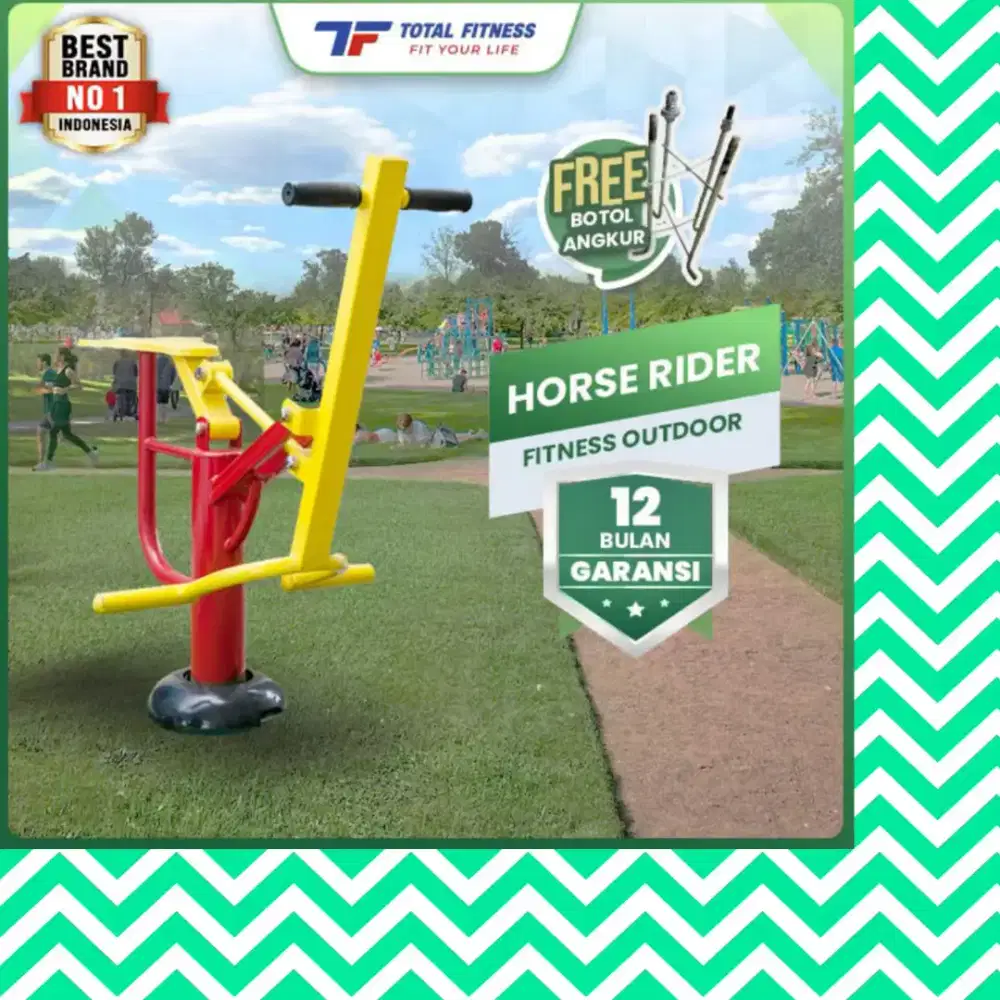 Alat fitnes outdoor Horse Rider KNG-876