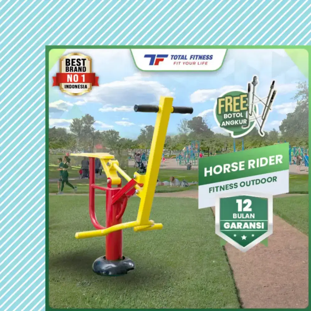 Alat fitnes outdoor Horse Rider KNG-876