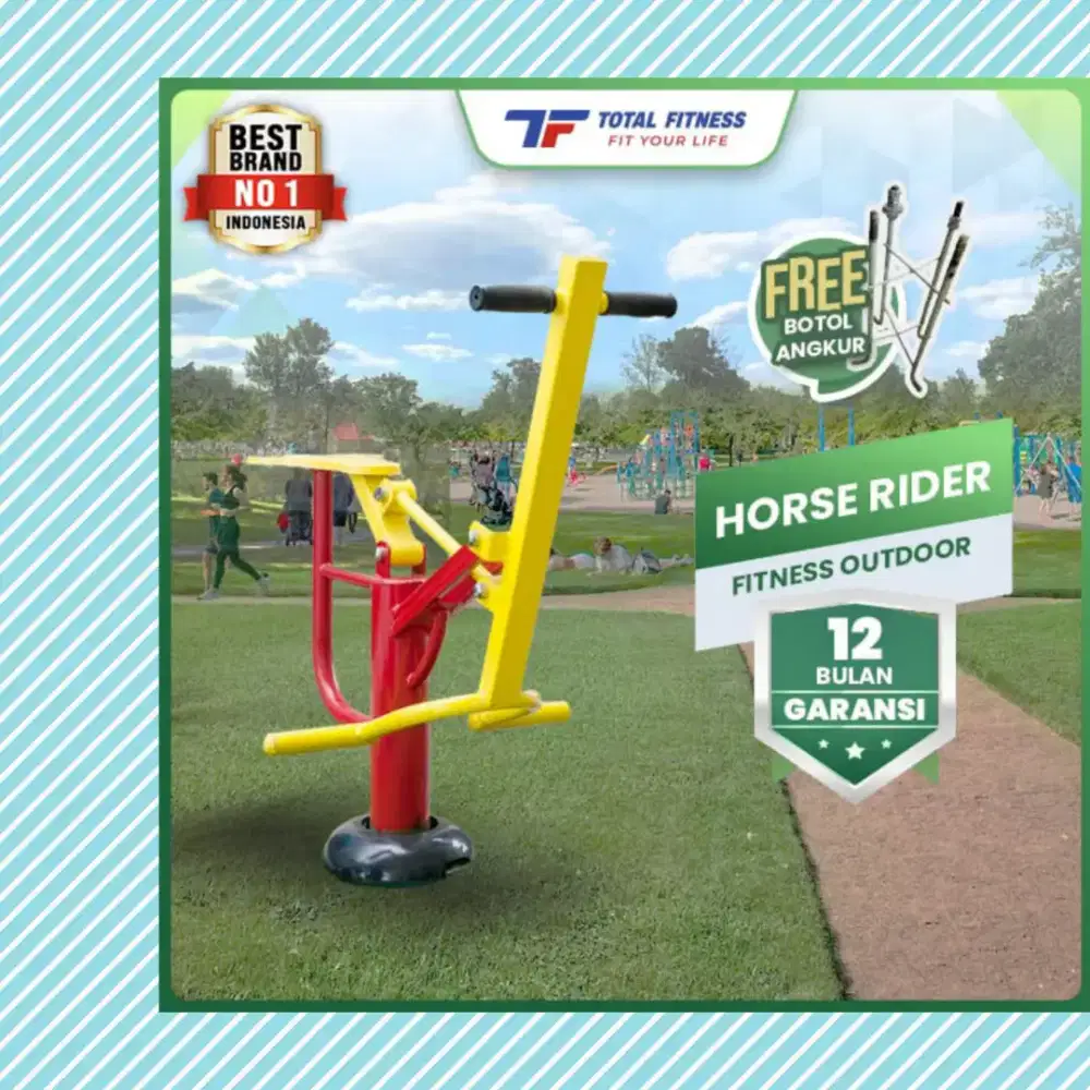 Alat fitnes outdoor Horse Rider KNG-876