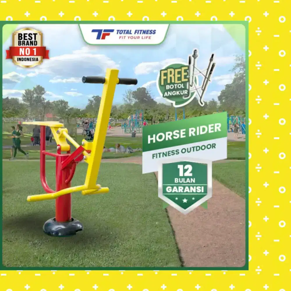 Alat fitnes outdoor Horse Rider KNG-876