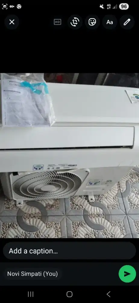 AC PANASONIC DINGIN