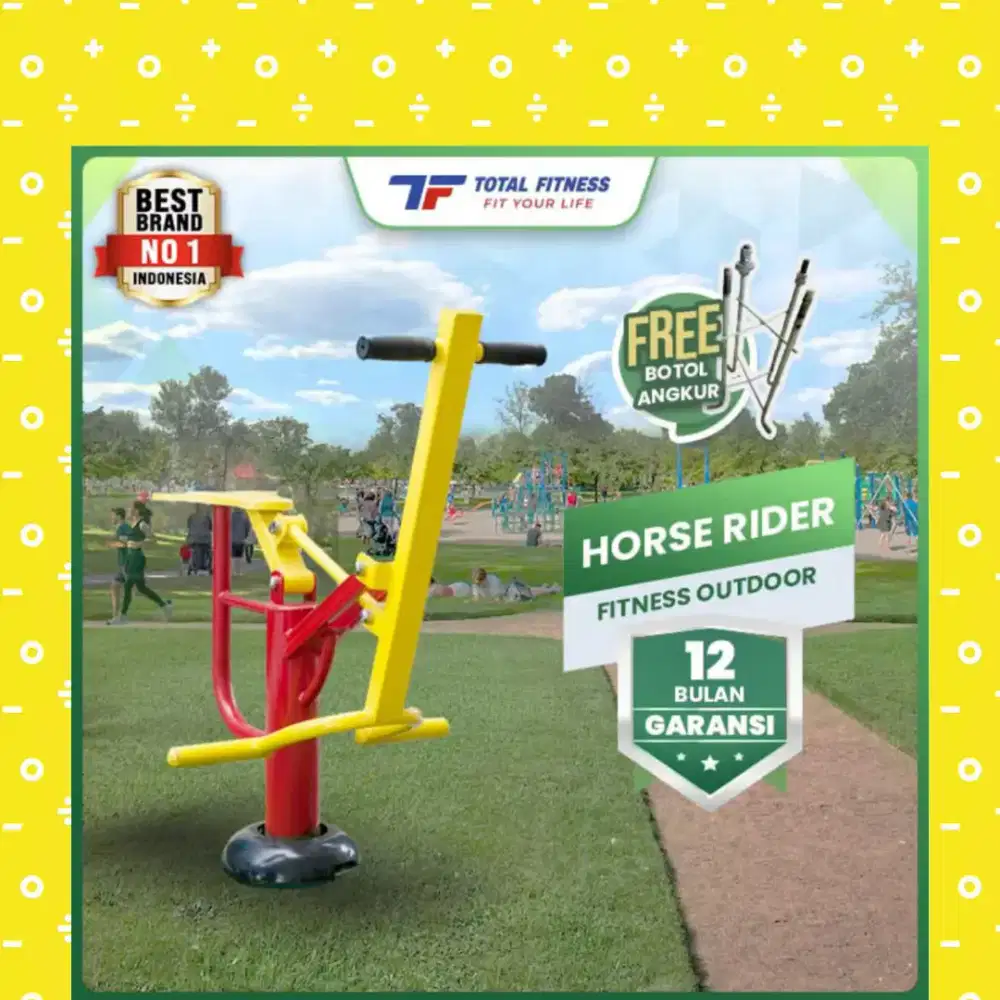 Alat fitnes outdoor Horse Rider KNG-876