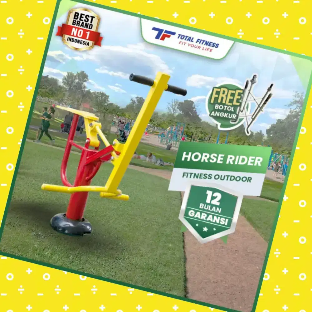 Alat fitnes outdoor Horse Rider KNG-876