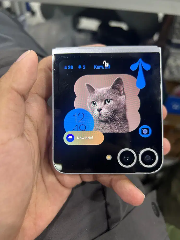 Samsung Galaxy Z Flip 6 Silver – Kondisi Bekas Pribadi