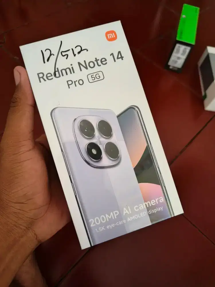 New Redminote 14 pro 5G ram12/512 garansi resmi 1 tahun