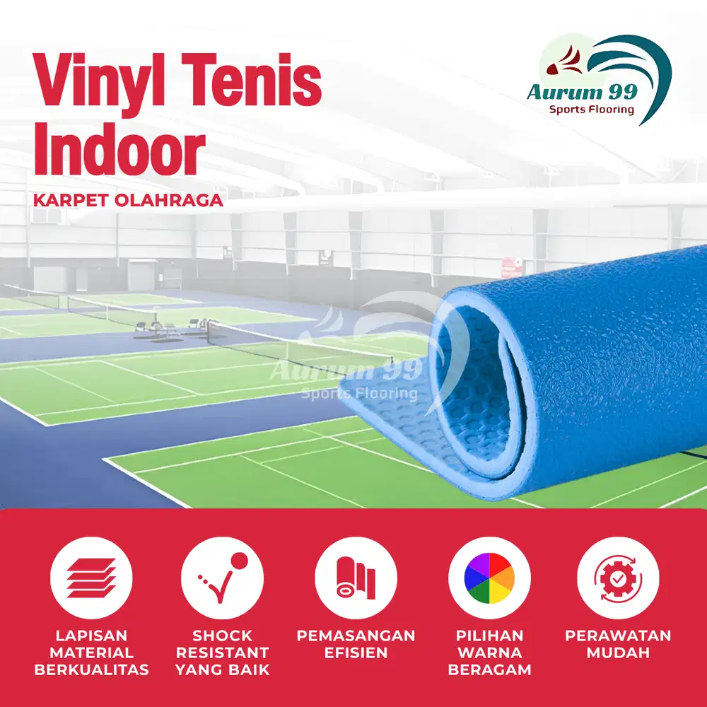 Karpet Vinyl Lapangan Tennis - Lantai Lapangan Tenis