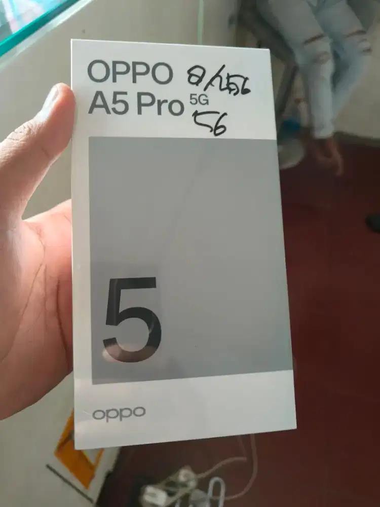 New Oppo A5 pro 5G ram8/256 garansi resmi 1 tahun