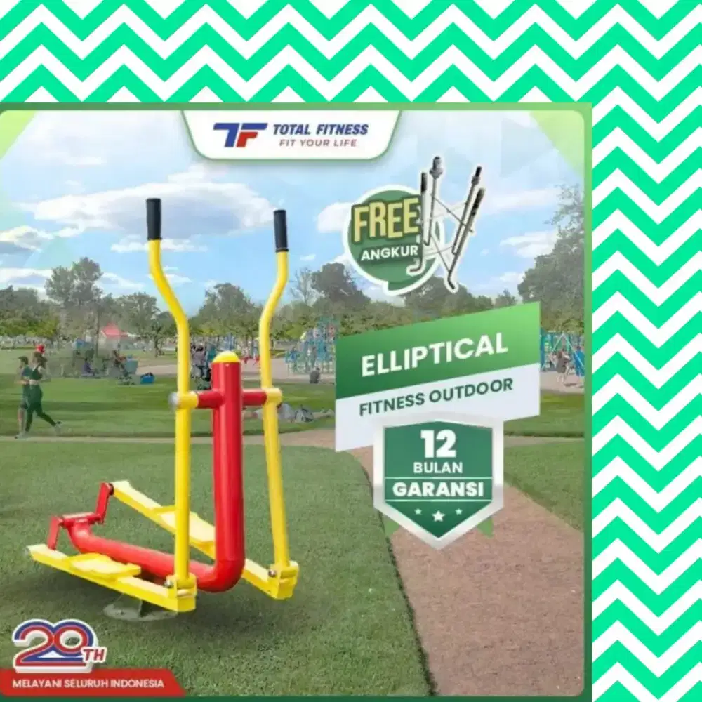 Alat fitnes outdoor Elleptical PJF-196