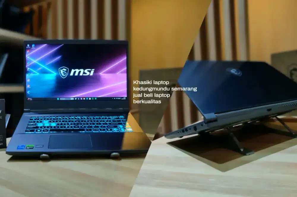 Msi gaming Thin15 i7 gen12 Rtx3050 Ram 32gb gransi