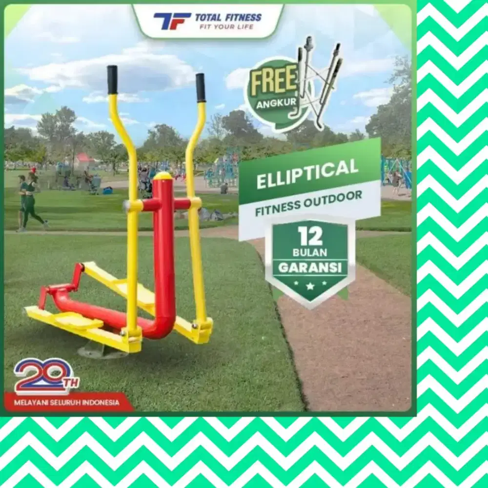 Alat fitnes outdoor Elleptical PJF-196