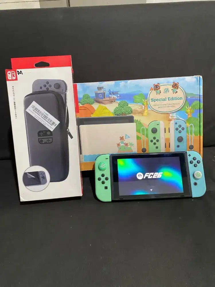 Nintendo switch V2 animal crossing edition