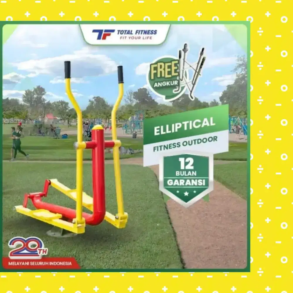 Alat fitnes outdoor Elleptical PJF-196