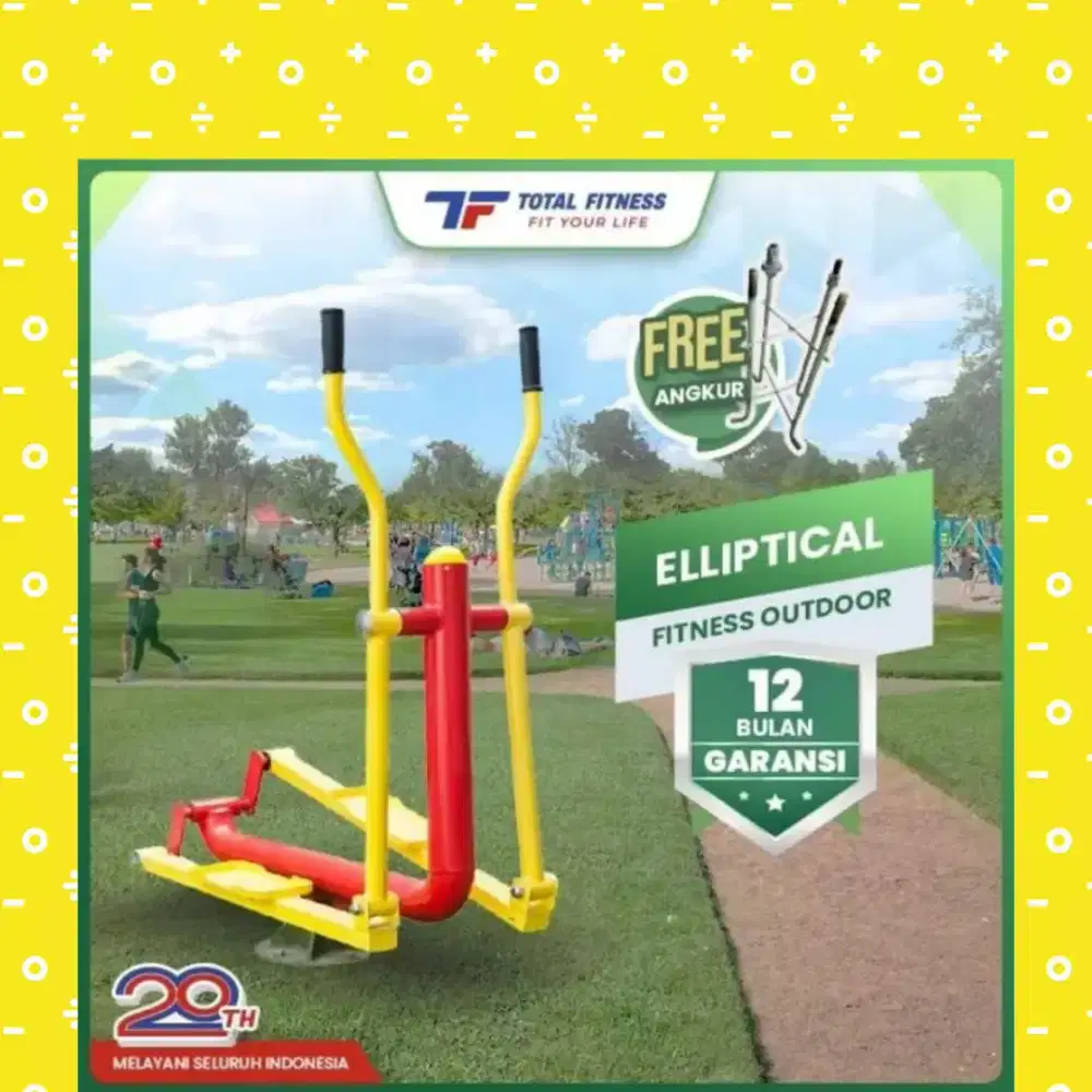 Alat fitnes outdoor Elleptical PJF-196