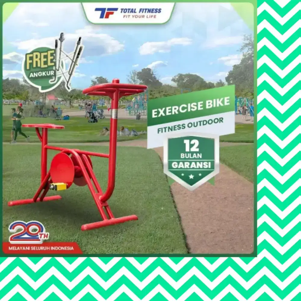 Alat fitnes outdoor Exercise Bike YHD-472