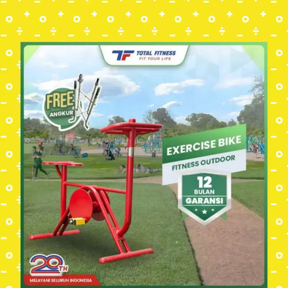 Alat fitnes outdoor Exercise Bike YHD-472