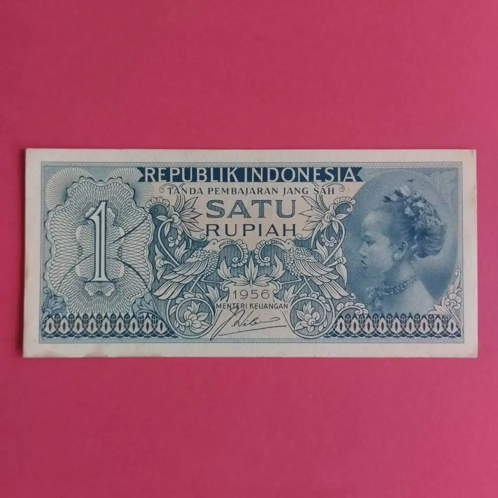 Uang Kuno Kertas Rp 1 Tahun 1956 UK 004