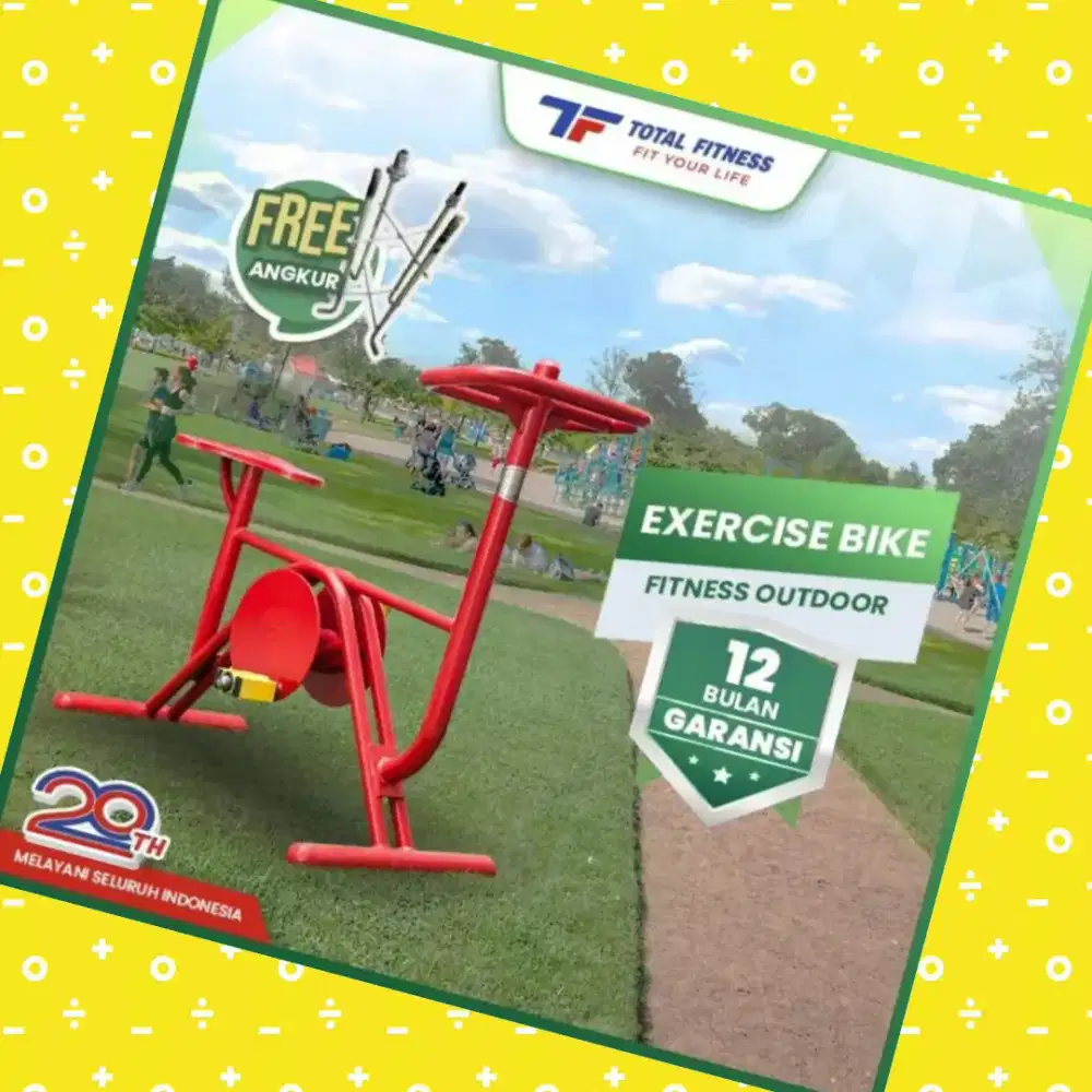 Alat fitnes outdoor Exercise Bike YHD-472